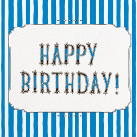 Cirque Happy Birthday - Birthday Card by Paperless Post