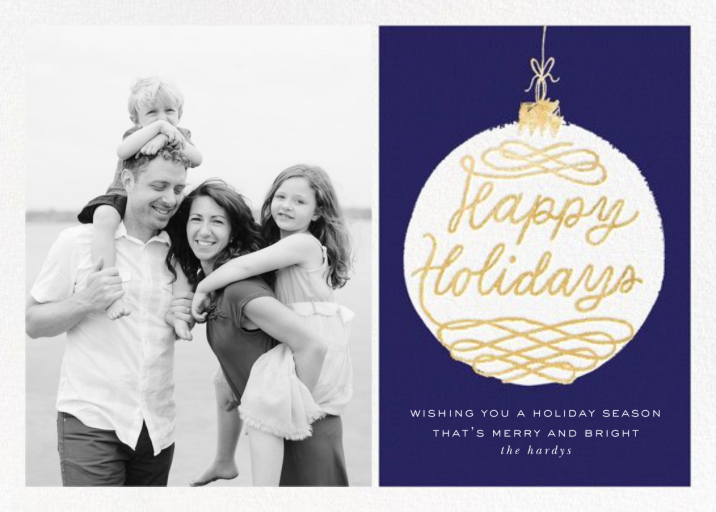 Holiday Ornament (Photo) - Holiday Card by kate spade new york