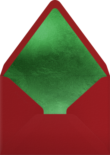 Photo Strip Holiday Photo Card Envelope