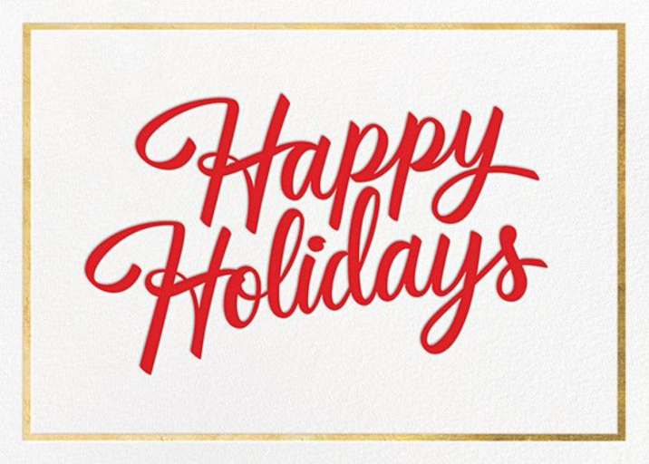 Signature Holidays - Holiday Card by Paperless Post