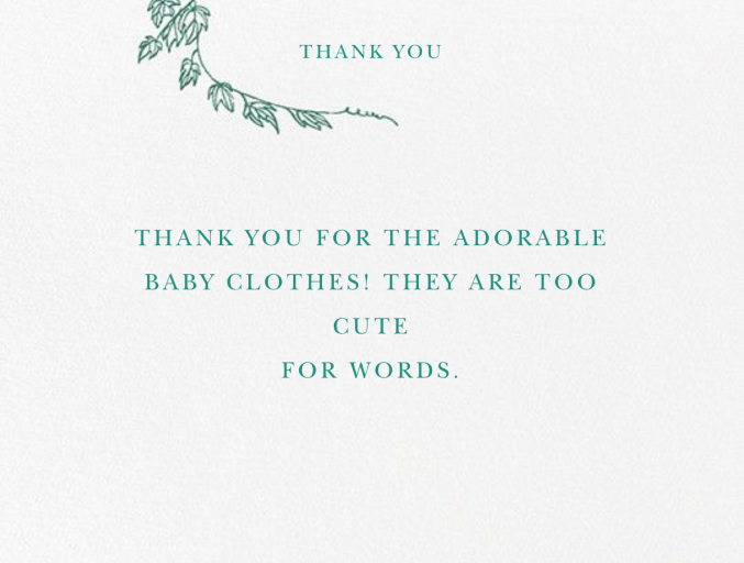 Gwendolyn I (Thank You) - Stationery by Paperless Post