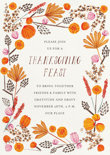 Autumn Foliage - Housewarming Invitation by Mr. Boddington's Studio