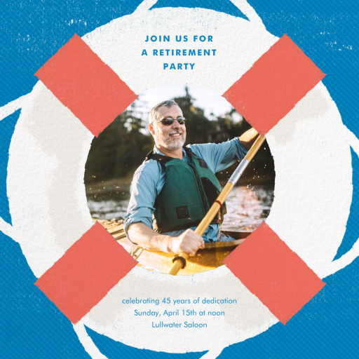 Going Overboard - Retirement and Farewell Party Invitation by Paperless Post