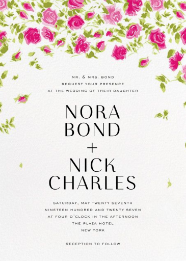 Ricardo's Bloom - Wedding Invitation by Liberty