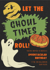 Ghoul Times - Birthday Invitation by Paperless Post