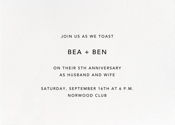 With Hugs and Kisses (Double-Sided) - Celebration Invitation by Linda and Harriett - Back