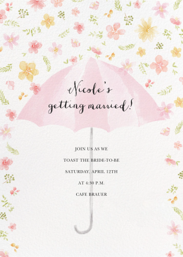 Flower Shower - Bridal Shower Invitation by Paperless Post