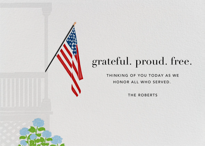 Porch Flag by Paperless Post