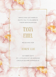 Pink Petals - Religious Invitation by Sketch Design Studio