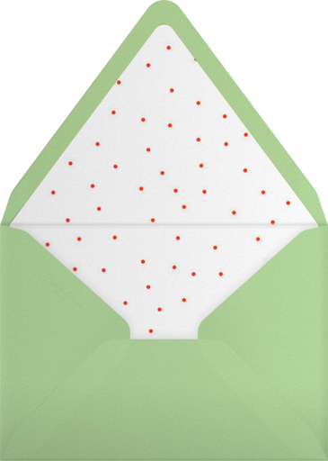Holiday Cookie Swap Invitation Envelope