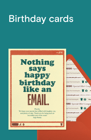 Birthday cards