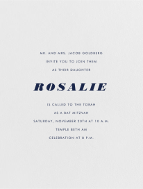 Barkley - Bar & Bat Mitzvah Invitation by Paperless Post