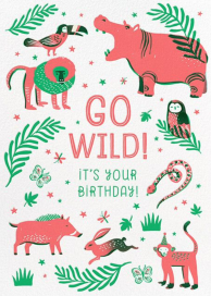 Wild Fronds - Birthday Card by Hello!Lucky