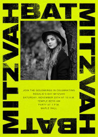 Mitzvah Poster by Paperless Post