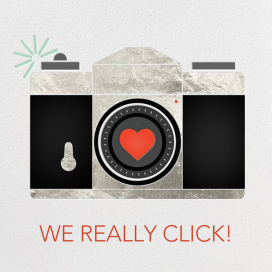 Love Shutter - Greeting Card by Petit Collage