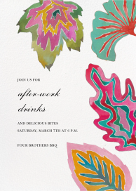 Lively Leaves - Happy Hour Invitation by Happy Menocal