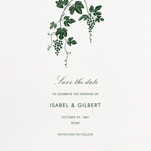 Vineyard II (Save the Date) - Invitation by Paperless Post
