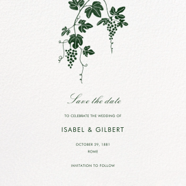 Vineyard II (Save the Date) by Paperless Post