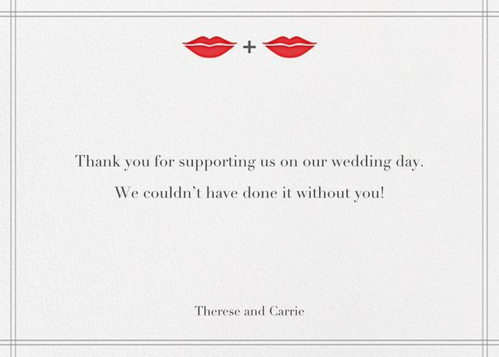 Lips and Stache (Wedding Stationery) by Jonathan Adler