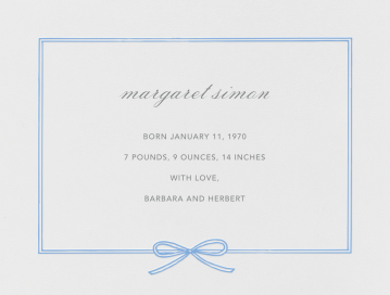 Amande - Birth Announcement by Paperless Post