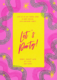 Glitter Party - Birthday Invitation by Paperless Post