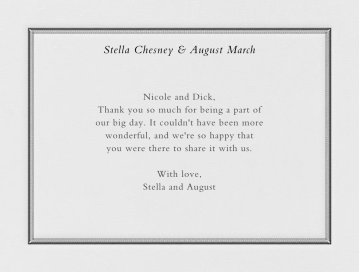 Saranac (Thank You) by Crane & Co.