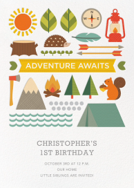 Forest Quest - Birthday Invitation by Petit Collage