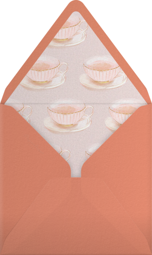 Sipping Tea - Paperless Post Envelope