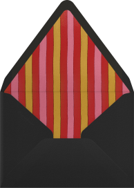 Wild Animal Cocktail Invitation Envelope