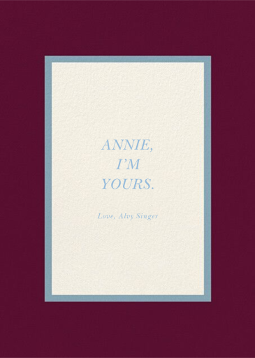 Falling Hearts Photo - Valentine's Day Card by kate spade new york - Back