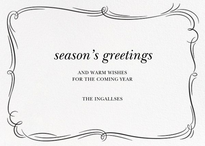 Plume - Photo - New Year's Card by Paperless Post - Back