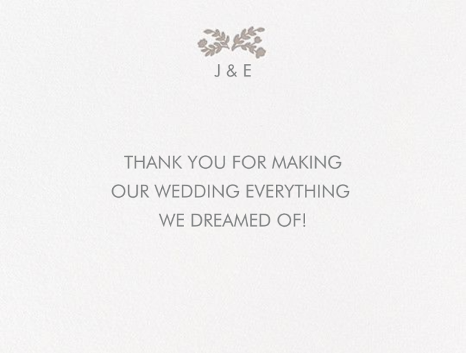 Anthea (Response) - Greeting Card by Crane & Co.