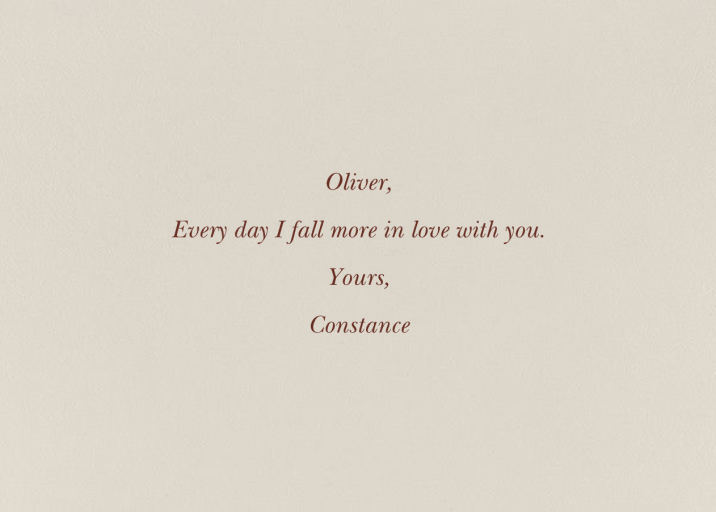 Fox Love (Meg Hunt) by Red Cap Cards - Back