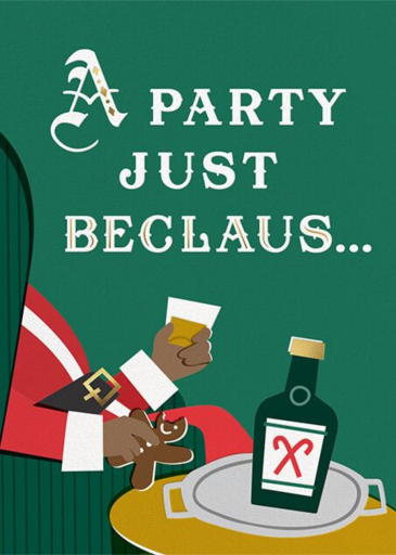 Party Just Beclaus - Christmas Party Invitation by Cheree Berry Paper & Design