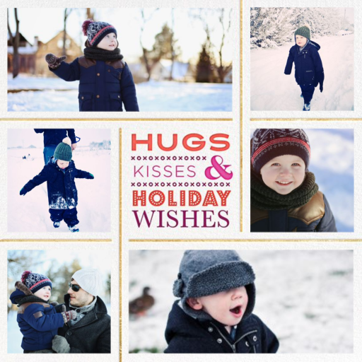Kisses & Wishes (Photo) - Holiday Card by Jonathan Adler