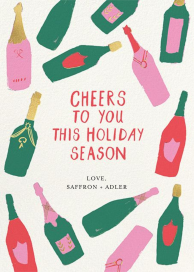 Bottle Behavior - Christmas Card by Mr. Boddington's Studio