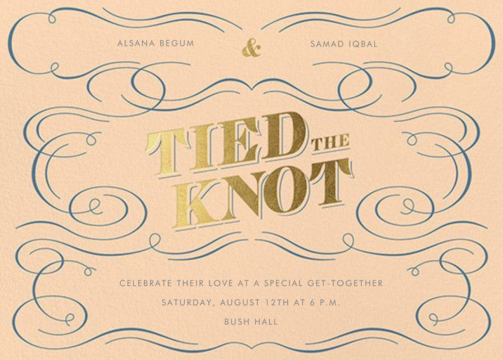 Licensed to Wed - Wedding Announcement by Paperless Post