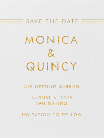 Collins Avenue (Save The Date) by Crane & Co.