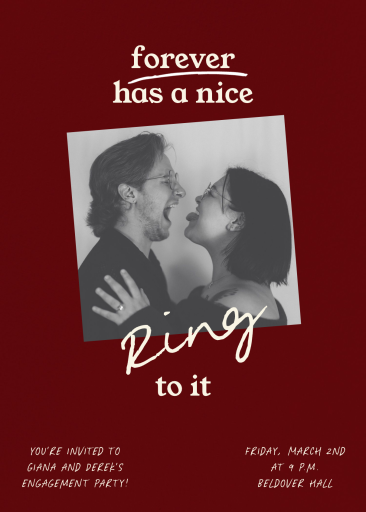 A Nice Ring to It - Bridal Shower Invitation by Paperless Post