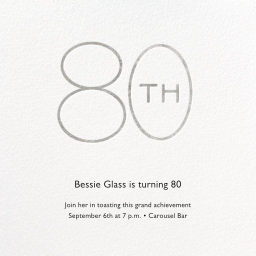 Decade - Birthday Invitation by Paperless Post