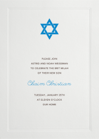 Standard - Bris/Baby Naming Invitation by Paperless Post