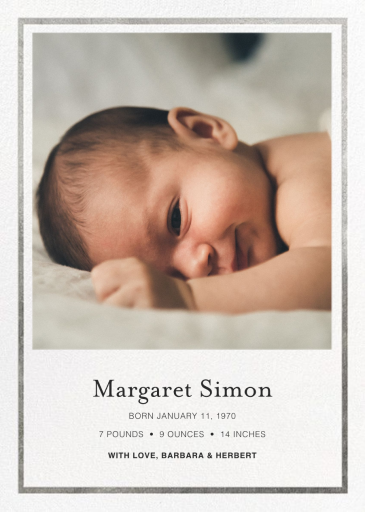 Gracile (Announcement) by Paperless Post