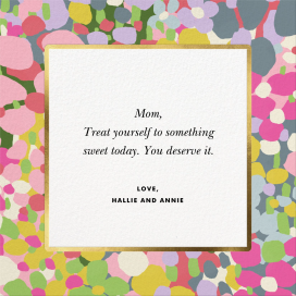 Fauve Border - Greeting Card by kate spade new york