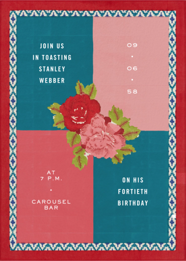 Porta - Birthday Invitation by Lisa Corti