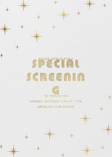 Flashing Lights - Viewing Party Invitation by Paperless Post