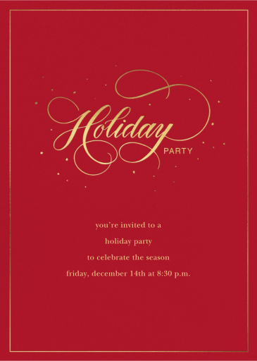 Jolly Holiday - Invitation by Sugar Paper