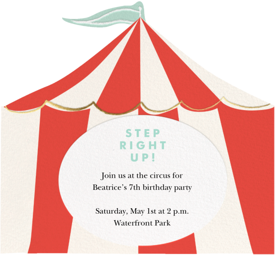 Circus Lion by Meri Meri - Back