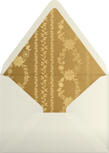 Opulent Border (Invitation) - Martha Stewart Envelope
