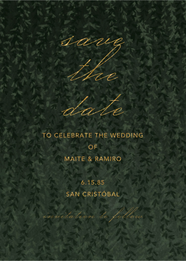 Ivalace - Save the Date by Paperless Post