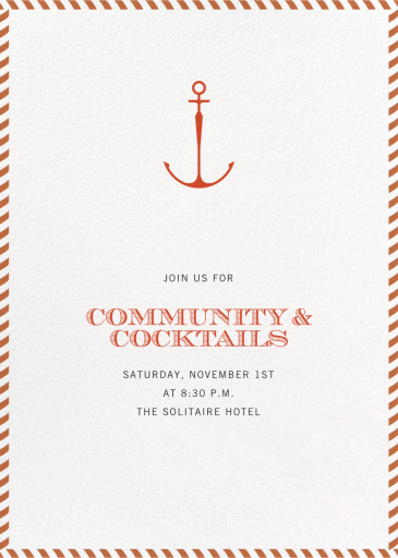 Stripe Border by Paperless Post